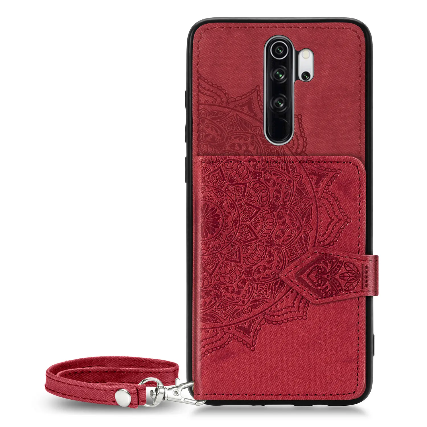 Красный Чехол-бумажник чехол для Xiaomi mi A3 9 Honor 8 Lite Cc9 F1 Red mi 8a 7a 6a Go Note 8 7 6 Pro Ткань кожаный держатель для карт автомобиля чехол-книжка на магните - Цвет: Красный