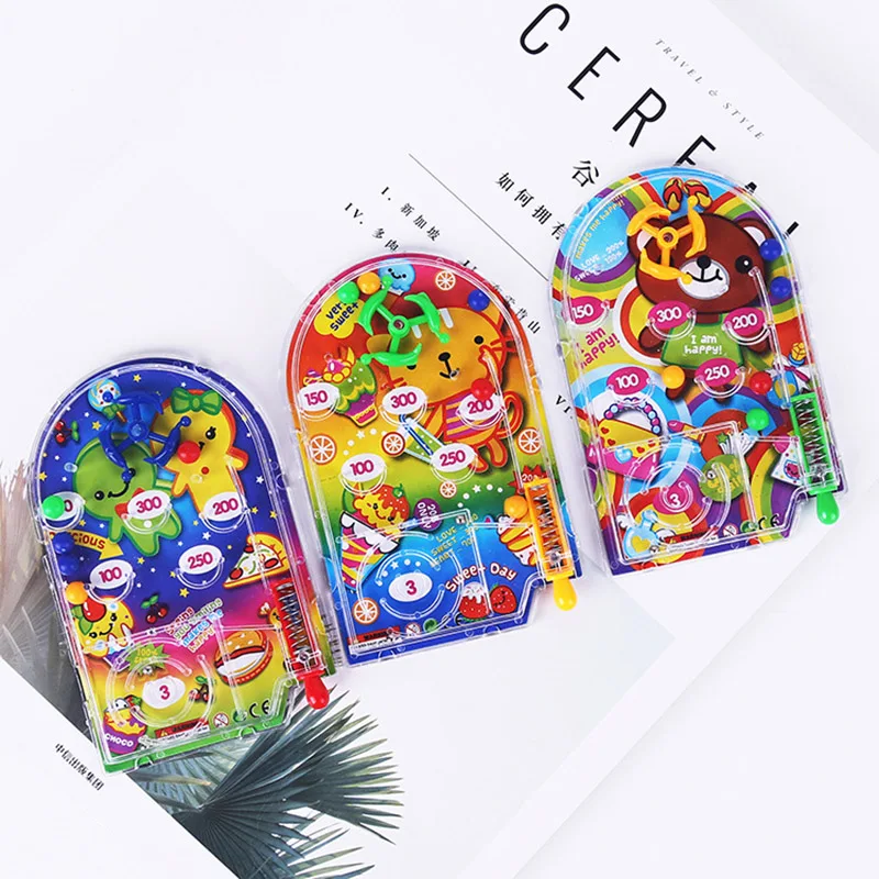 

Plastic Parent-child Interaction Shooting Balls Billiard Table Games Toys Mini Cartoon House Maze Game Intelligent Marbles Game
