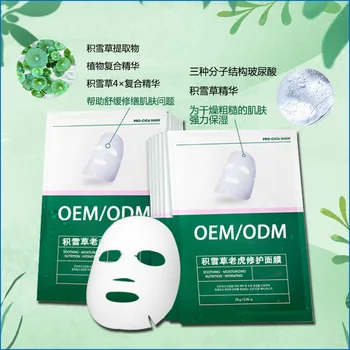 

Processing Facial Mask Snow Repair Grass Mask Night Soothing Repair Water