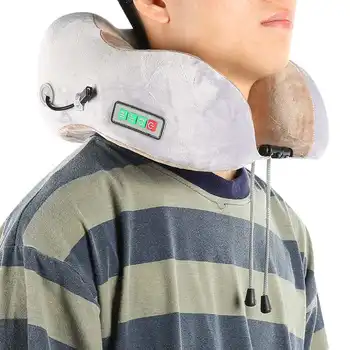 

Neck Pillow Travel Shape Head Rest Pillow Office Car Home Sleep Cushion Rest Support Body Neck Massager Pain Relief Therapy