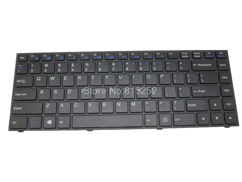 Английская клавиатура для США BR SP CLEVO N240JU N240LU N240PU N241BU N241JU N241LU N241PU W330AU W330SU2 W331AU JP