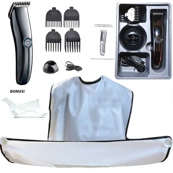 

New Hair Clipper Usb Electric Hair Clipper Two Speed Ceramic Cutter Hair Fast Charging Hair Trimmer And Styling Comb And Bib