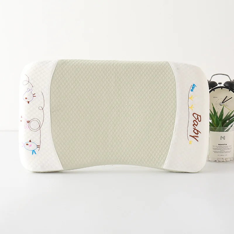 Nuovo cuscino per bambini in lattice rettangolare 0-6 anni cuscino rimovibile e lavabile in Memory Foam a forma di rimbalzo lento