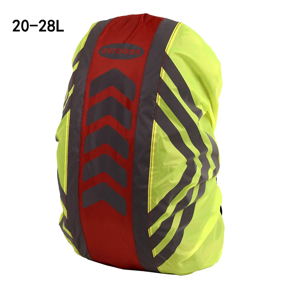 Red 1 20-28L 20-28L светоотражающий рюкзак, дождевик, ультралегкие водонепроницаемые сумки, походный рюкзак для кемпинга, Пешие прогулки, непромокаемые пылезащитные чехлы - Цвет: Red 1 20-28L