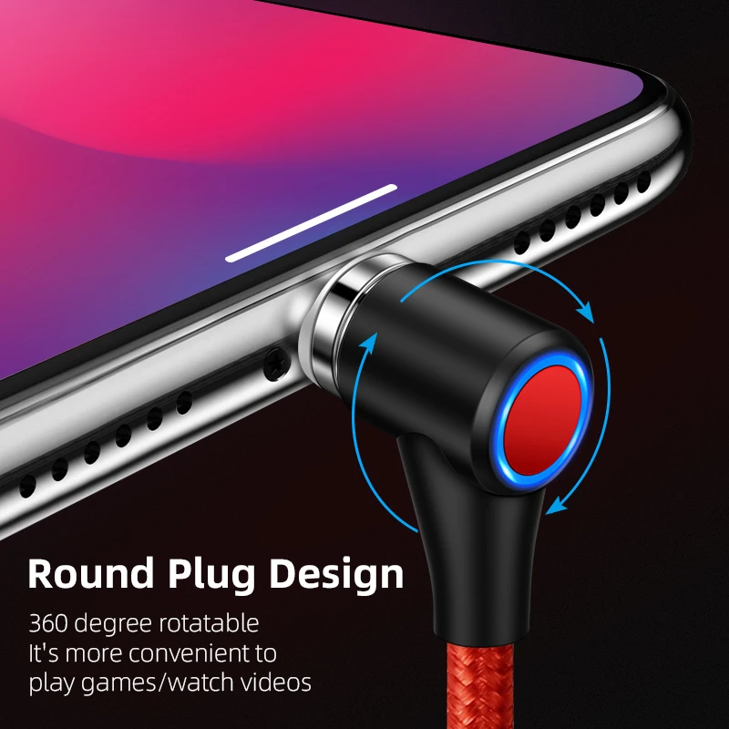 Новый 3а электромагнитный локоть USB Micro type C кабель для iPhone XR samsung планшетного ПК