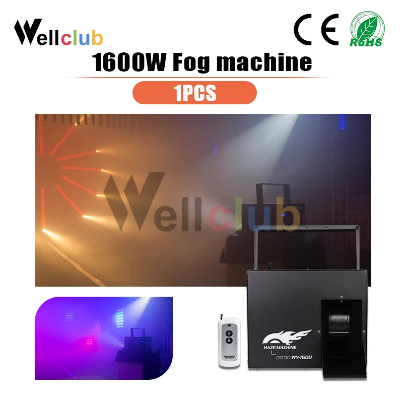 Mist Maker Smoke Fog Machine 1600W Fogger For Wedding home party Stage dj Equipment | Лампы и освещение