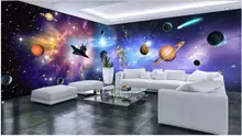 

3d wallpaper for walls in rolls Cosmic starry sky planet spaceship astronaut custom photo wallpaper on the wall 3d home decor
