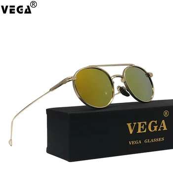 

VEGA Eyeware Antique Oval Steampunk Sunglasses For Women Men Latest Carve Steam Punk Sun Glasses Vintage Goggles Reflective 1195