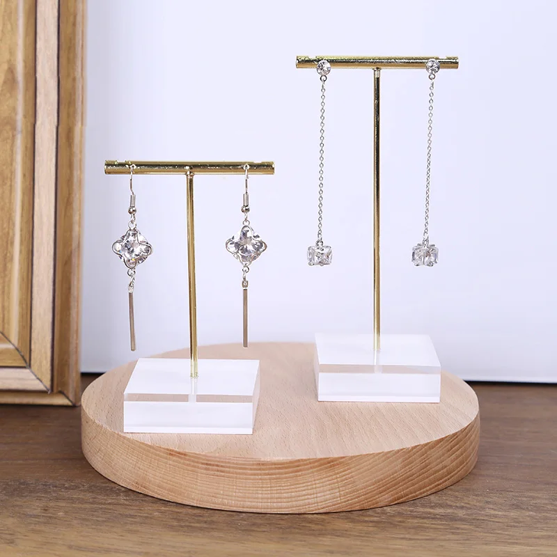 Metal Acrylic Earring Display Stand Steel Earring Holder Earring