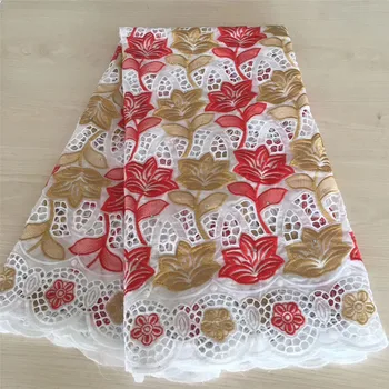 

5yard african lace fabric 2020 high quality lace swiss lace fabric latest swiss voile lace in switzerland nigerian lace fabric