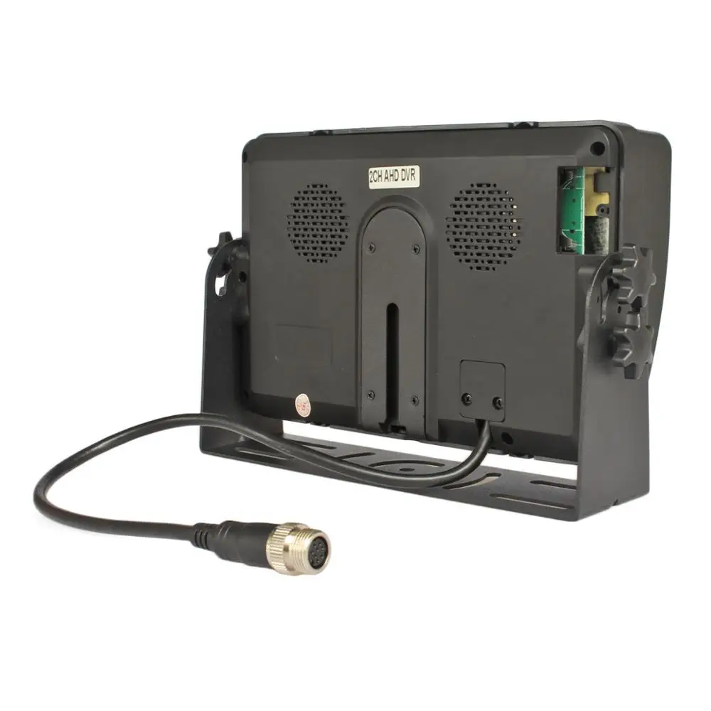 DIYKIT AHD " ips автомобильный монитор заднего вида Поддержка 960P AHD камера Поддержка sd-карты видео запись Diaplay две камеры s изображение