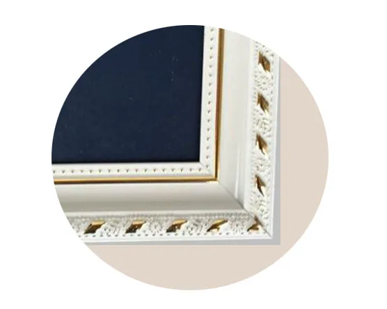 white outer frame Деревянный ПВХ пенопласт DIY Картина на холсте картина маслом, настенный плакат рамка фоторамка, кадра фото Декор Внутренние Внешние рамки - Цвет: white outer frame