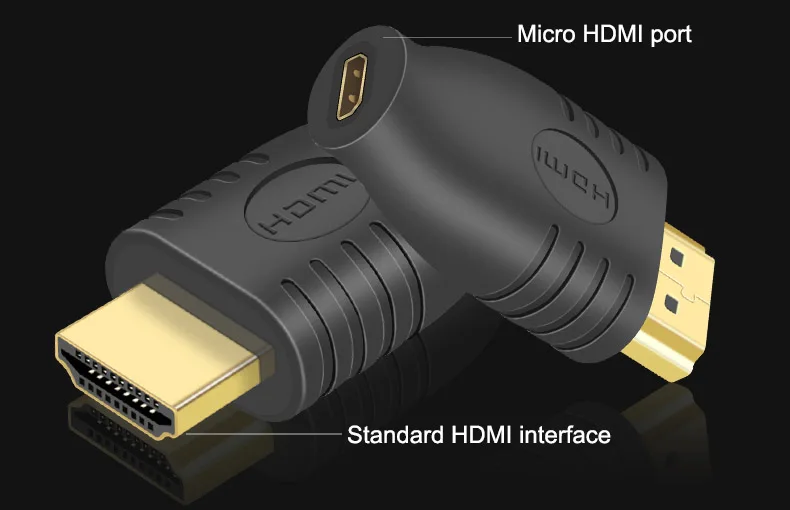 HDMI мужской тип A к Micro HDMI Женский удлинитель адаптер HDMI коммутатор 4K HDMI удлинитель соединитель цифровой аудио конвертер