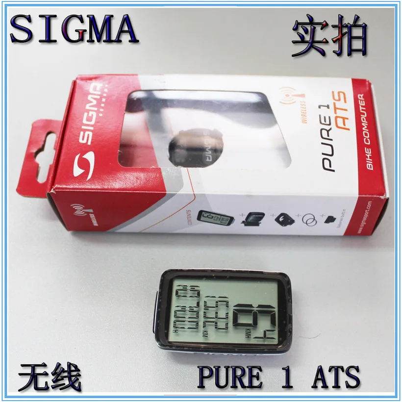 Sigma PURE Bicycle Speed Meter Wireless Mountain Bike Riding Stopwatch Mileage Maker Speed Measurement Timer