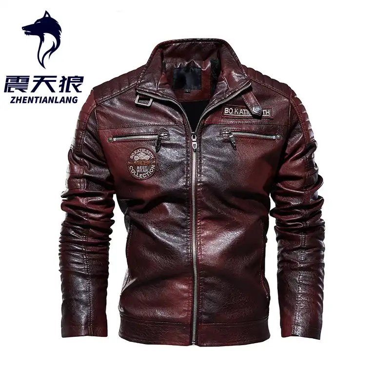 jaqueta de couro aliexpress