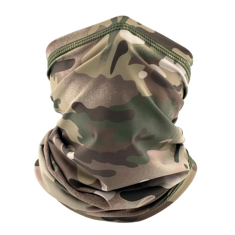 hair scarf for men Magic Headband Camouflage Neck Warmer Tube Face Cover Bandana Head Military Scarf Wristband Pirate Rag mens white scarf