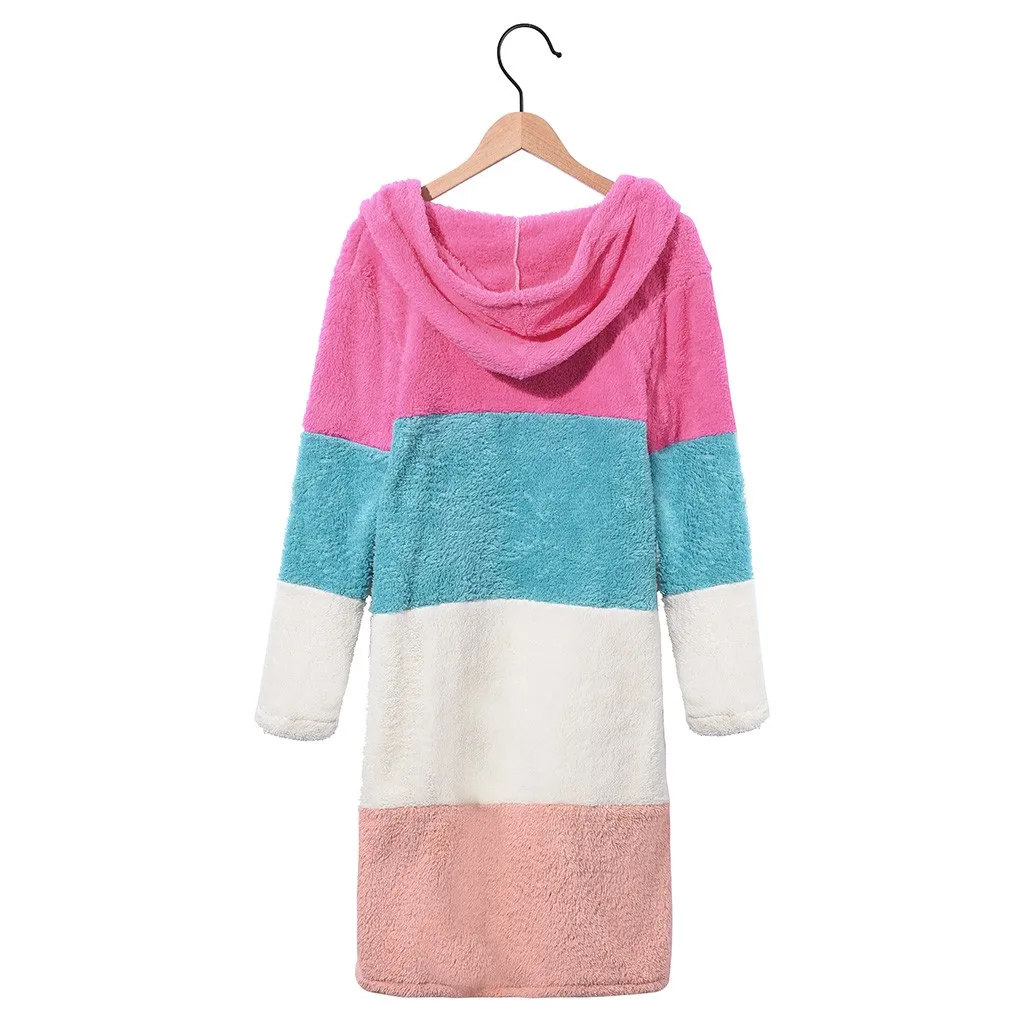 Jaycosin Fashion Autmn Winter Women Casual Splice Knitted Cardigan Sweater Long Sleeve Comfortable Soft Leisure Pullover 21#4