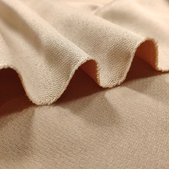 

Hot Sale Polyester Spandex Stretch Water Wave Satin Fabric For Bomber Coat