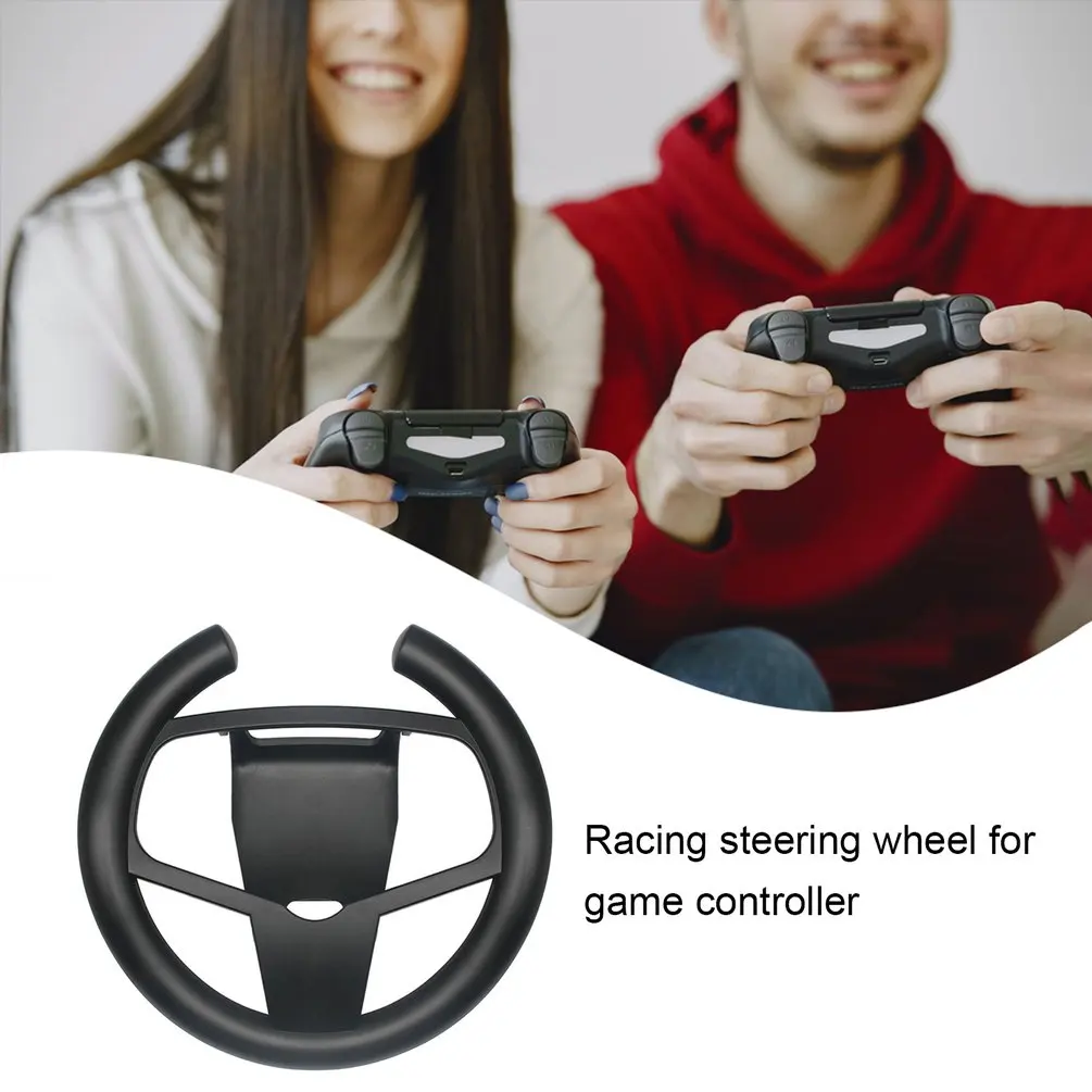 For PS5 Playstation Controller Car Driving Video Games Steering Wheel