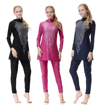 

Highly Elastic Burkini Two Pieces Muslim Swimwear Sport Muslim Swimsuit Women Swimwear Swimming Beach Muslim Clothe