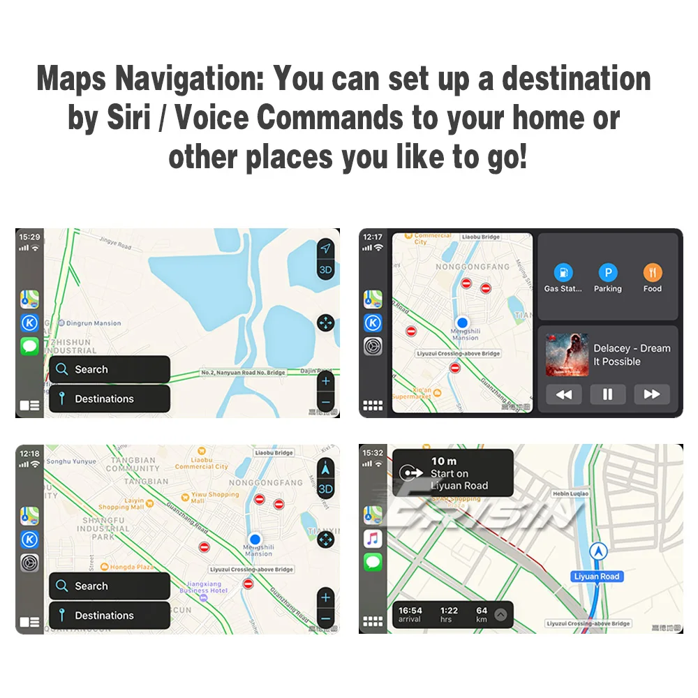 ES222 Android Авто/iPhone CarPlay USB ключ адаптер порт для Авторадио Sat Nav iPhone телефон|Кабели