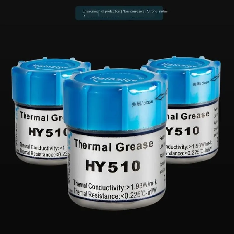 HY510 20g Grey Silicone Compound Thermal Paste Conductive Grease Heatsink For CPU GPU Chipset notebook Cooling with scraper afbeelding