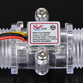

Liquid Water Flow Sensor Switch Flowmeter Fluidmeter 1-30l / Min For Water Vending Machine，easy To Install