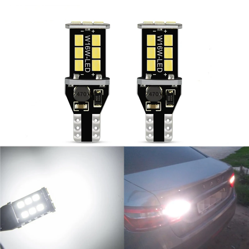 2x для Nissan Sentra Juke Pathfinder Altima Leaf Xterra Quest 370Z T15 W16W LED Canbus 921 912 Светодиодная лампа