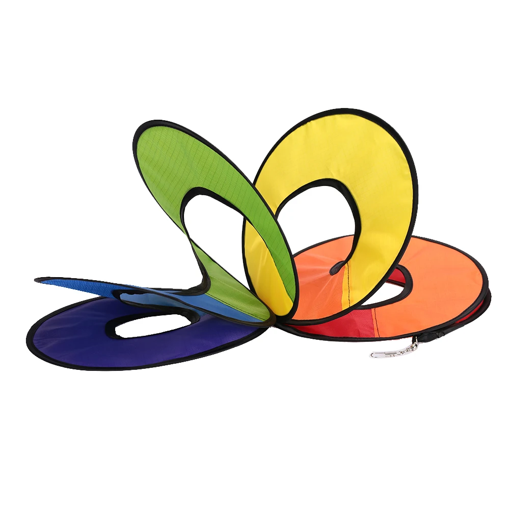 Тканевый садовый декор Pinwheel Wind Spinner красочные радужные вечерние игрушка для всей семьи Высокое качество 3D Спиральная Ветряная мельница палатка вихрегиг