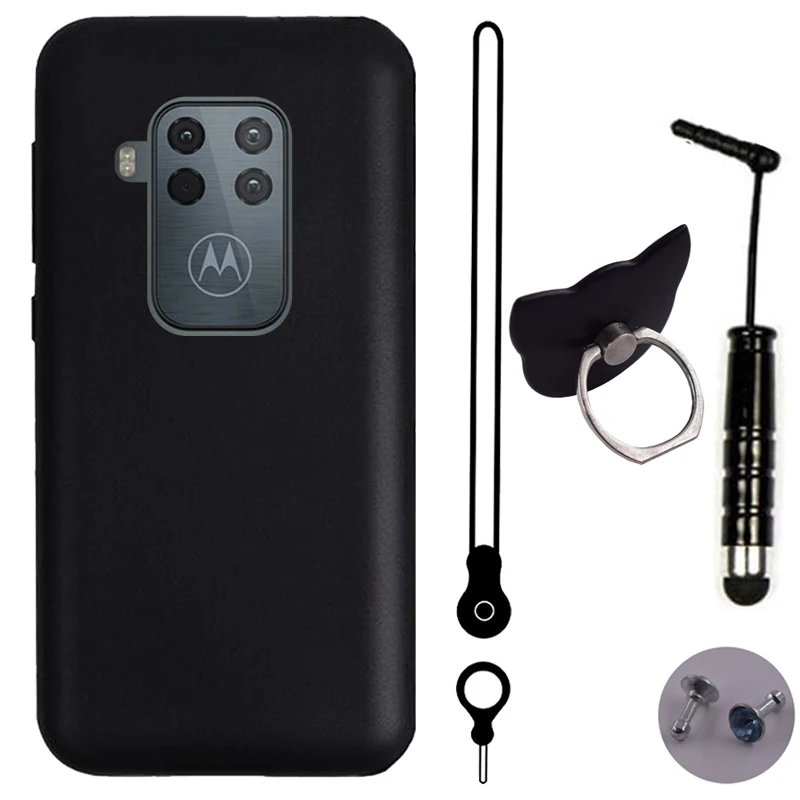 ITien ТПУ силиконовый защитный чехол для телефона Motorola One Zoom 6 39 дюймов ремешок ручка