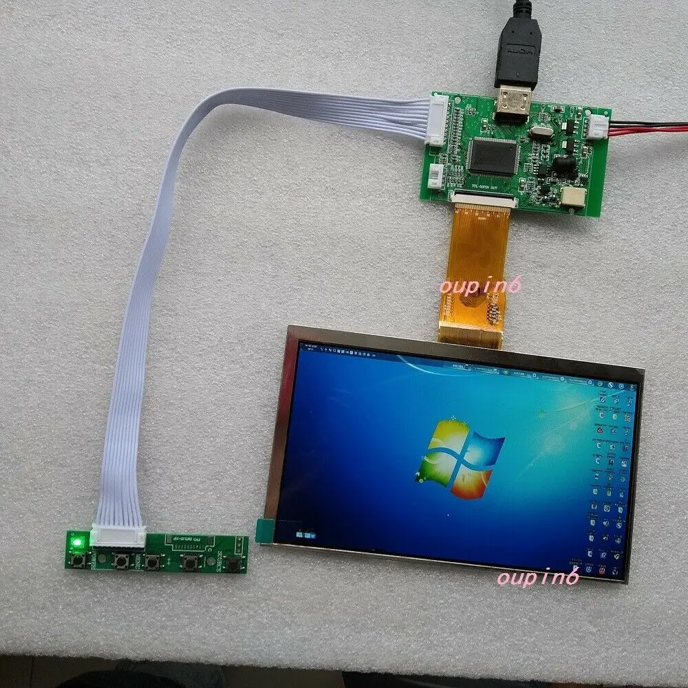 HDMI VGA 2AV ЖК-контроллер плата комплект с " ЖК-дисплей 800*480 экран дисплея