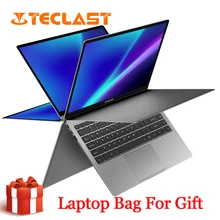 Новейший 13,3 дюймовый ноутбук Teclast F6 Plus 360 градусов вращение 1920 × 1080 Full HD 8 ГБ ОЗУ 256 Гб ПЗУ Windows 10 OS 10000 мАч батарея