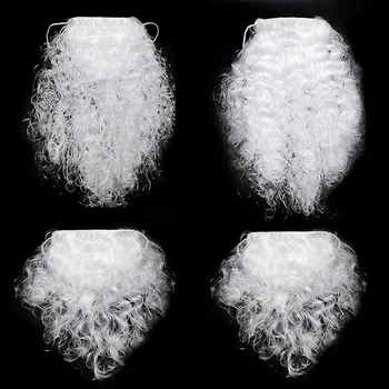 

Santa Beard, Funny Santa Claus Fake White Beard Classic Christmas Costume Accessories for Adults, Teens and Children 2020 New