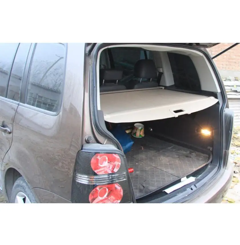 Защитный чехол для заднего багажника для Volkswagen VW TOURAN 2006- высокое качество авто аксессуары черный бежевый серый
