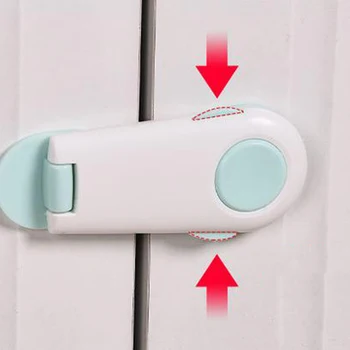

Drawer Door Cabinet Locks Cupboard Safety Locks Baby Kids Safety Care Straps Infant Baby Protection Plastic Locks