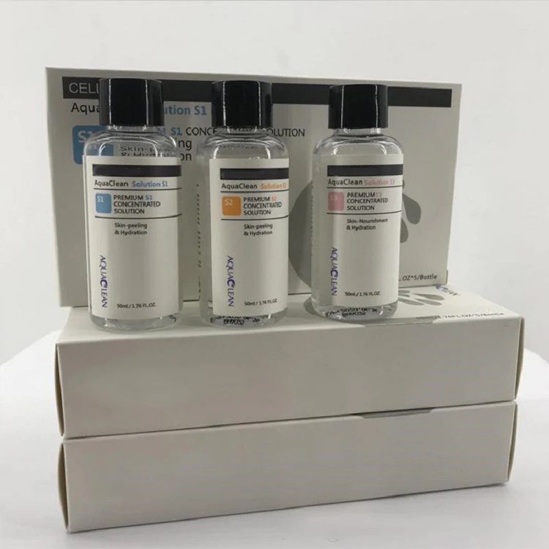 50ml 3 Bottle/Set Clean Solution Solution Facial Serum For Dermabrasion Skin Care Machine