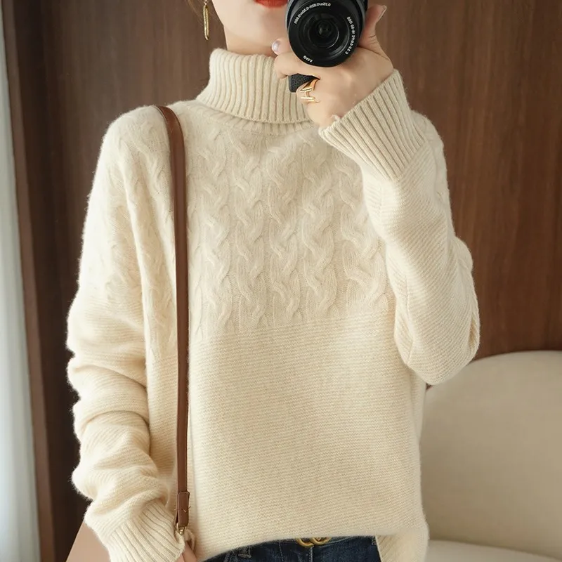 Woman 100% Cashmere Sweater Thick Fall 2020 Women
