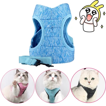 

Cat Harness Escape Proof Dog Cat Walking Jacket Harness Vest and Leash Set Vest for Cats Leash for Kitten Puppy Szelki Dla Kota