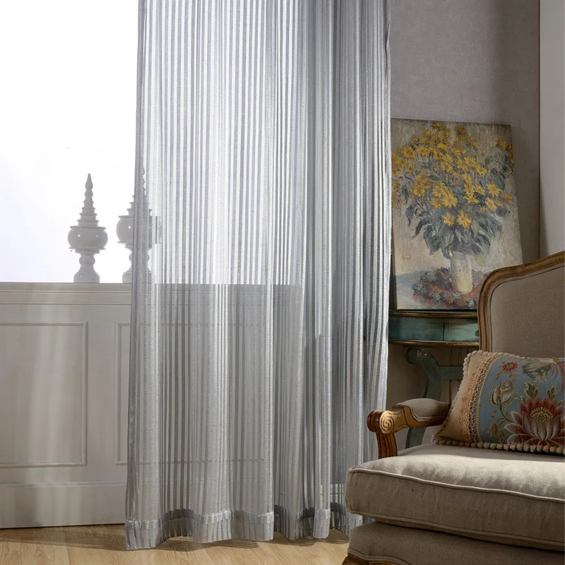 

[Ladder] Manufacturers Direct Selling Curtain Modern Minimalist European Style Curtain Solid Color Jacquard Window Screen