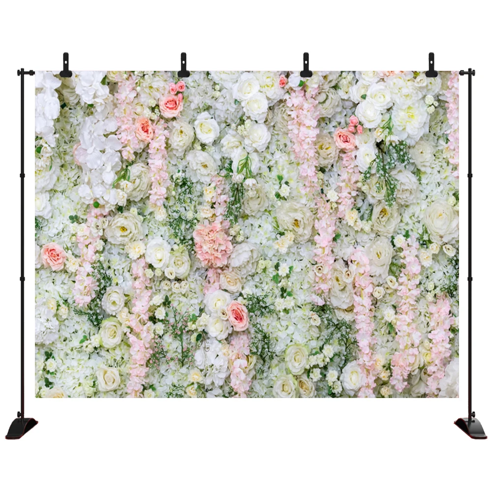 

Wedding Background Photography rose Flower Stage Ceremony Baby Birthday Party Love Portrait Photography Backdrop