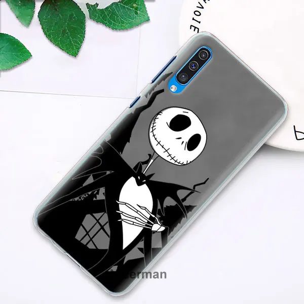 Чехлы для телефона с принтом "Кошмар перед Рождеством" для samsung Galaxy A10 A20e A30 A40 A50 A60 A70 A80 A6 A8+ A7 A9 жесткий чехол из поликарбоната - Цвет: 14