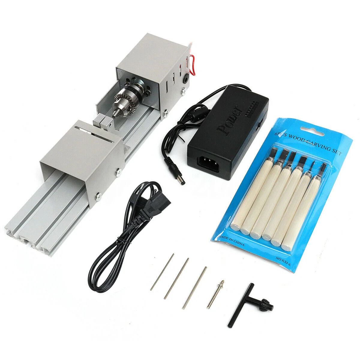 

Equipment Polishing Lathe Drill Home Metalworking Bead Machine 200W DC12-24V DIY