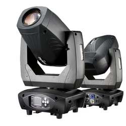 Projecteur de lumière LED à tête mobile 3 en 1, 200W, fonction Zoom, éclairage de scène DJ, noël, Disco, fête, effet Lyre, DMX512 