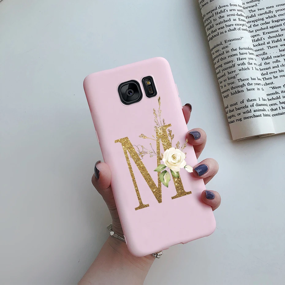 Cute Letters Soft Silicone Phone Case Cover