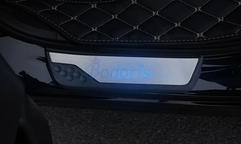 Для Honda CRV CR-V Внешний протектор порога двери Добро пожаловать педали Накладка защита крышка автомобиля аксессуары для укладки