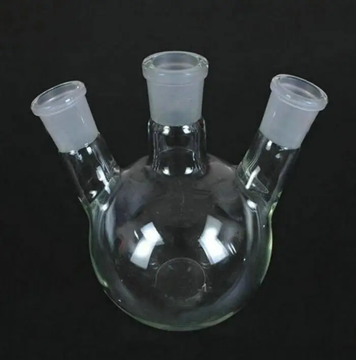 25ml Obligue Round Bottom Flask Three Necks Glass Boiling Flask 3 Necks Lab Flask Ground Joint Could Be Customized Boiling Flask Round Bottom Flasklaboratory Flask Aliexpress