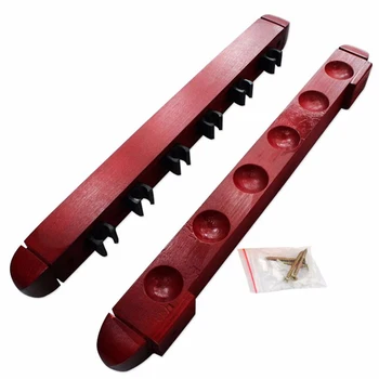 

Professional Training 1 Pair Billiard Cue Rack Balls Wall Mount Holder Snooker