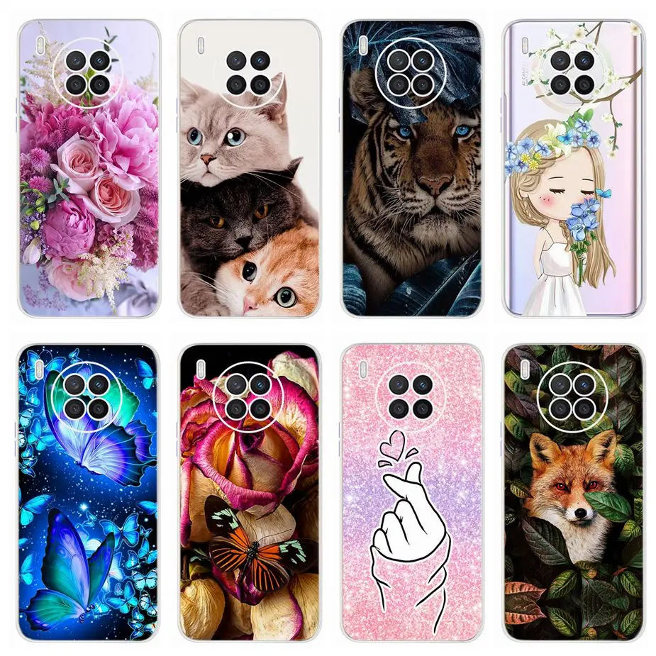 Custodia Nova 8I Per Honor 50 Lite Custodia Morbida In Silicone Tpu Elegante Per Huawei Nova 8I Nova 8 I Cover Nova8I Fundas Capa Bumper