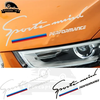 

Car Sport Racing Decal Reflective Lamp Eyebrow Sticker For BMW Performance X1 X3 X5 X6 E46 E39 E36 E90 F10 F30 Z4 M Car Styling