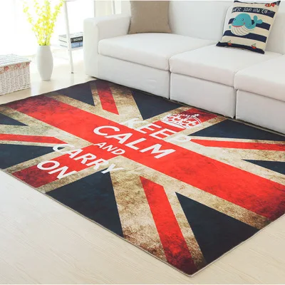 c6 Living Room Soft Landscape Carpet European Coffee Table Floor Home Floor Mat Crystal Velvet carpet Children Room Artificial - Цвет: c6